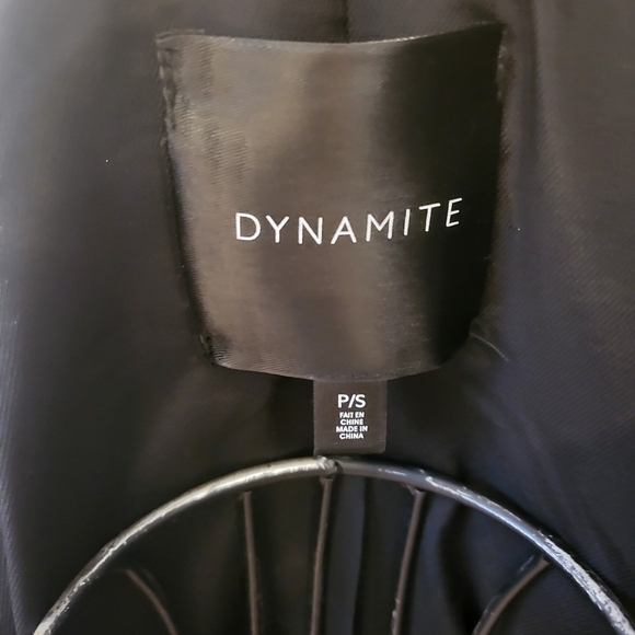 Dynamite, small black faux like leather. - Picture 7 of 8